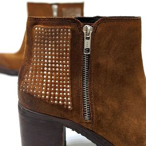 Browns Suede Ankle Bootie